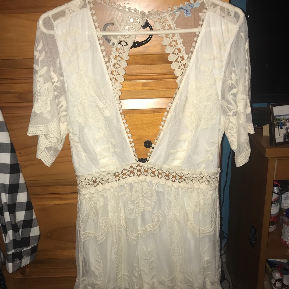Saved by the Dress lace romper